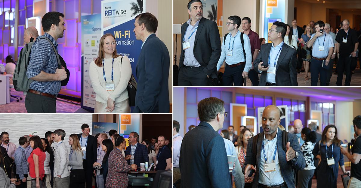 Nareit members at various networking events