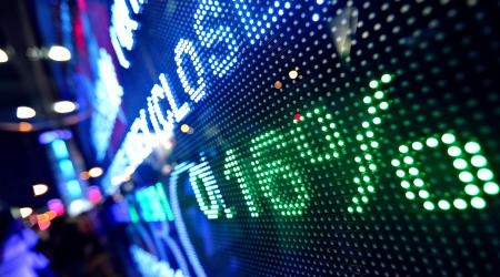 stock market ticker